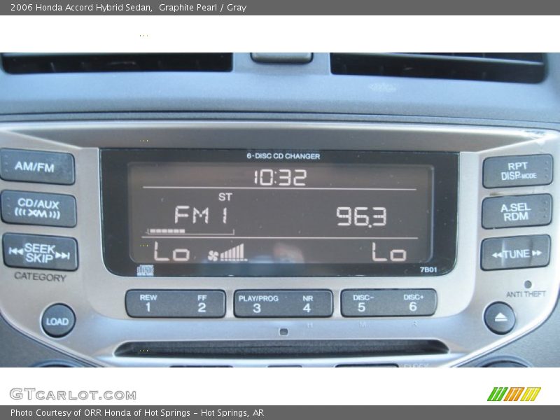Graphite Pearl / Gray 2006 Honda Accord Hybrid Sedan