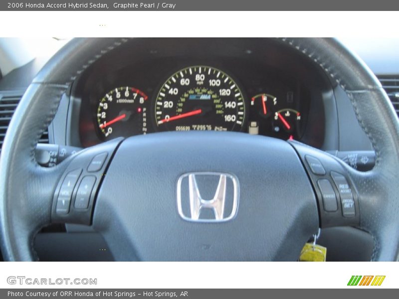 Graphite Pearl / Gray 2006 Honda Accord Hybrid Sedan