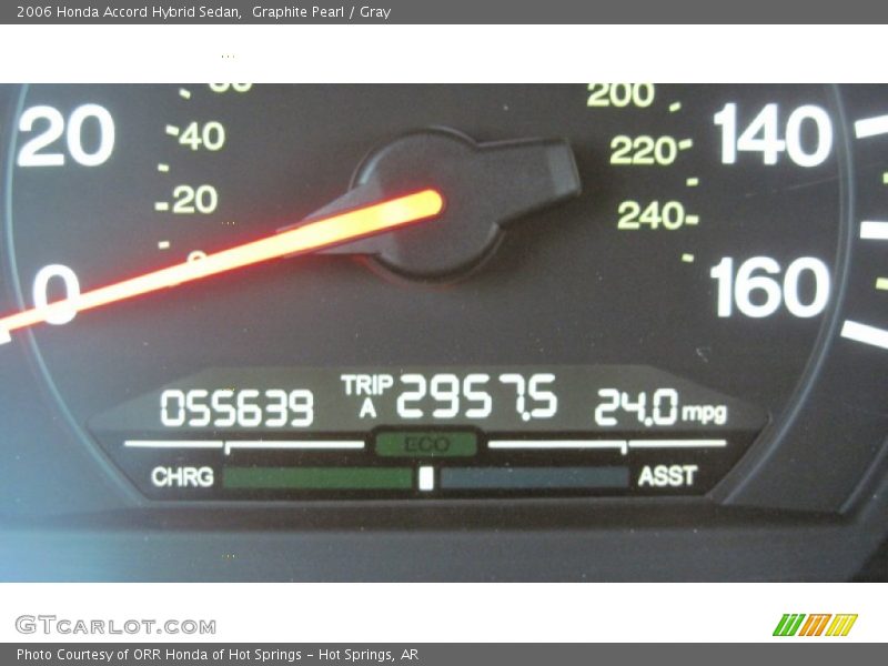 Graphite Pearl / Gray 2006 Honda Accord Hybrid Sedan