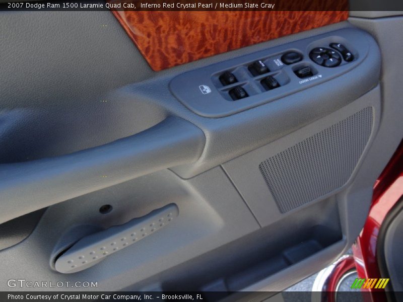 Inferno Red Crystal Pearl / Medium Slate Gray 2007 Dodge Ram 1500 Laramie Quad Cab