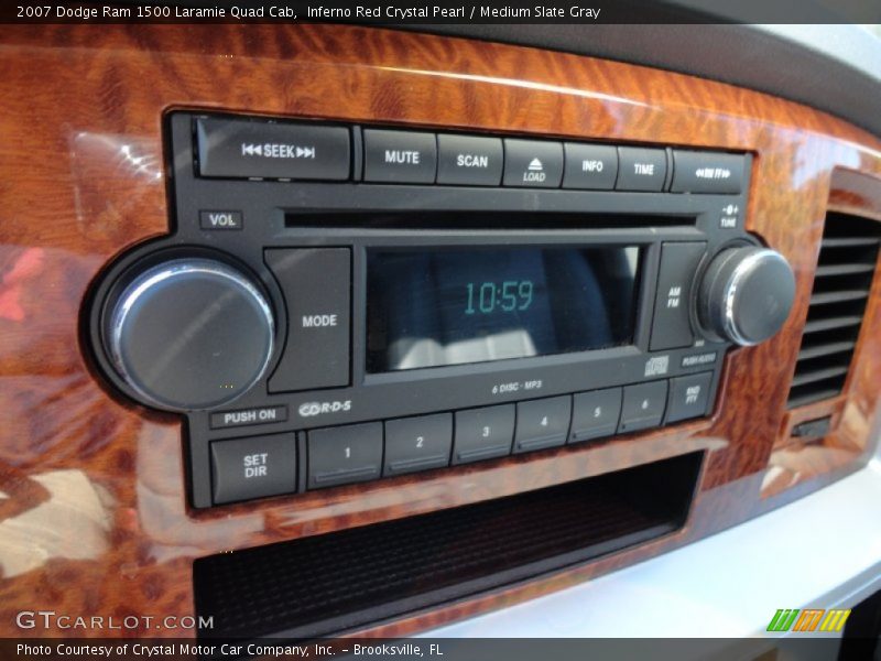 Inferno Red Crystal Pearl / Medium Slate Gray 2007 Dodge Ram 1500 Laramie Quad Cab
