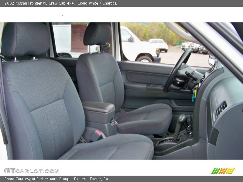 Cloud White / Charcoal 2002 Nissan Frontier XE Crew Cab 4x4