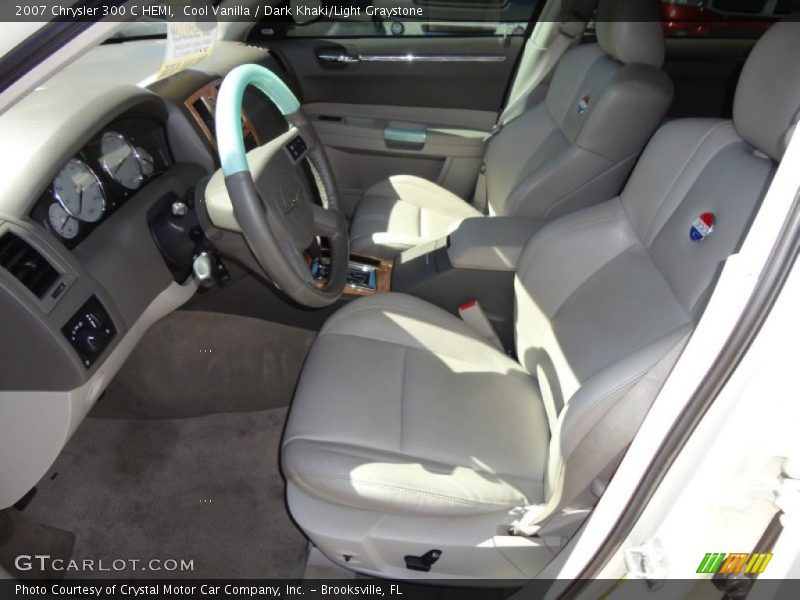 Cool Vanilla / Dark Khaki/Light Graystone 2007 Chrysler 300 C HEMI