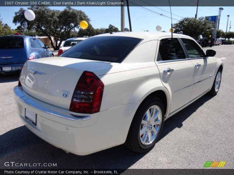 Cool Vanilla / Dark Khaki/Light Graystone 2007 Chrysler 300 C HEMI