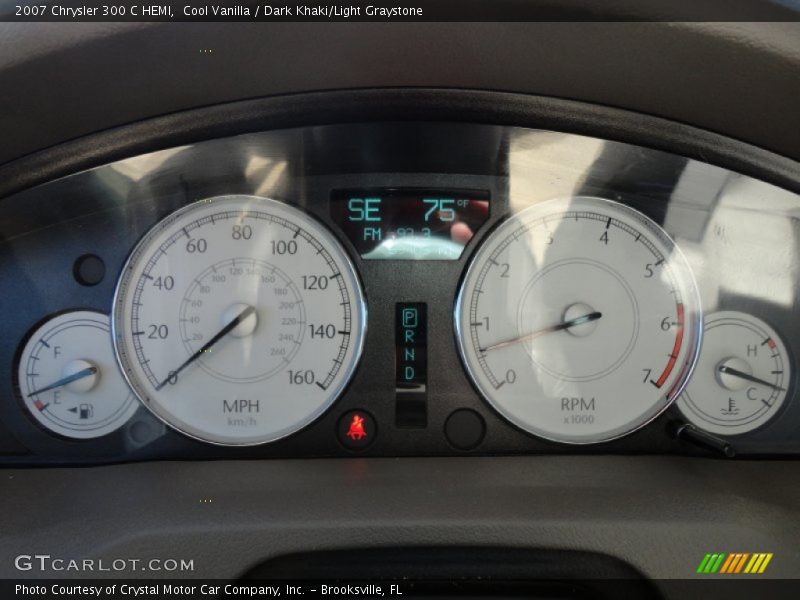 Cool Vanilla / Dark Khaki/Light Graystone 2007 Chrysler 300 C HEMI