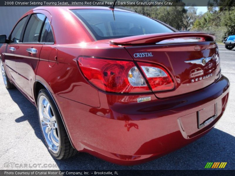 Inferno Red Crystal Pearl / Dark Slate Gray/Light Slate Gray 2008 Chrysler Sebring Touring Sedan