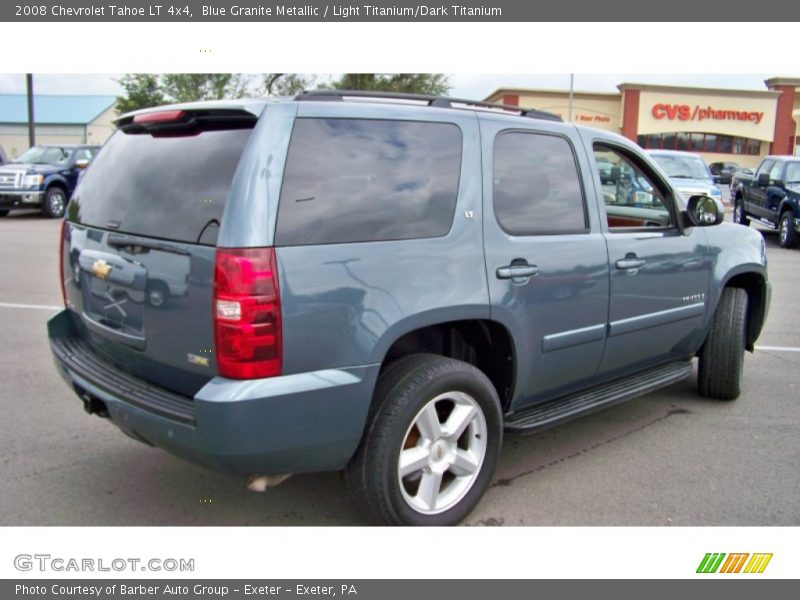 Blue Granite Metallic / Light Titanium/Dark Titanium 2008 Chevrolet Tahoe LT 4x4