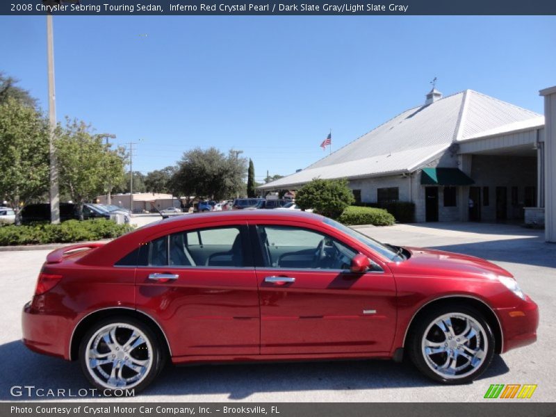 Inferno Red Crystal Pearl / Dark Slate Gray/Light Slate Gray 2008 Chrysler Sebring Touring Sedan