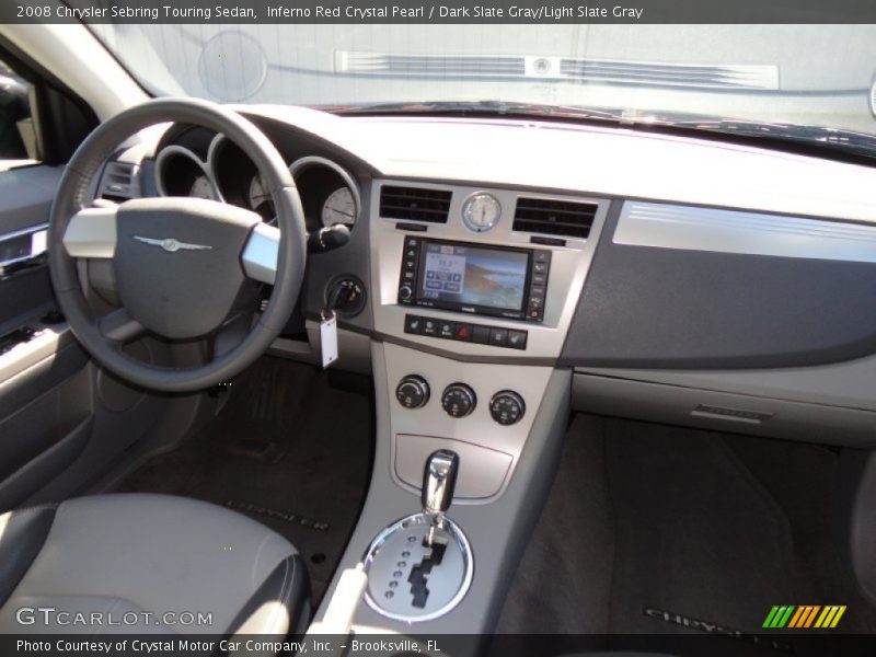 Inferno Red Crystal Pearl / Dark Slate Gray/Light Slate Gray 2008 Chrysler Sebring Touring Sedan