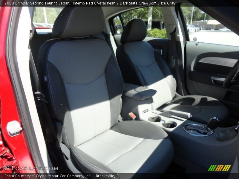 Inferno Red Crystal Pearl / Dark Slate Gray/Light Slate Gray 2008 Chrysler Sebring Touring Sedan