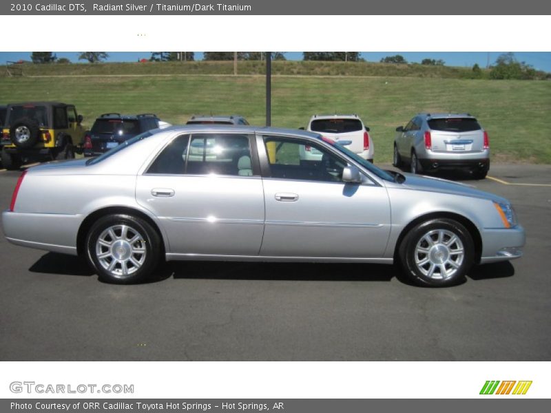 Radiant Silver / Titanium/Dark Titanium 2010 Cadillac DTS