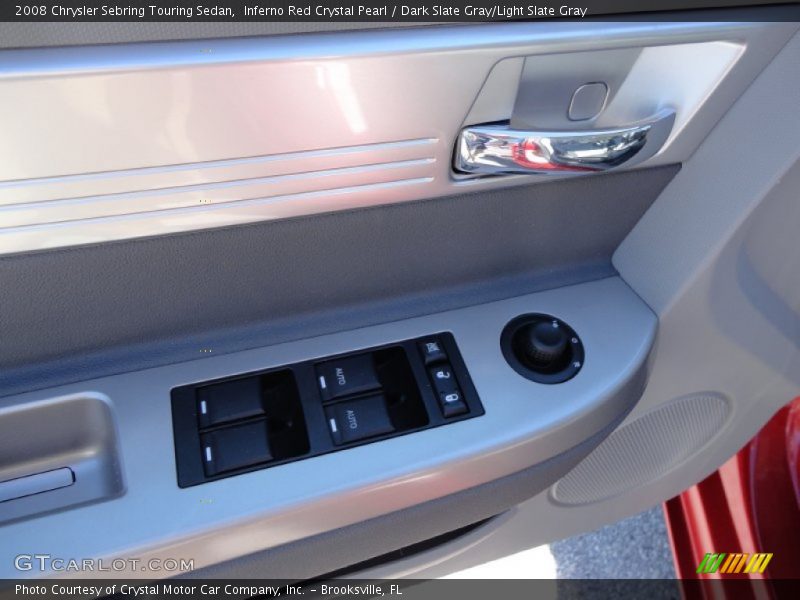 Inferno Red Crystal Pearl / Dark Slate Gray/Light Slate Gray 2008 Chrysler Sebring Touring Sedan