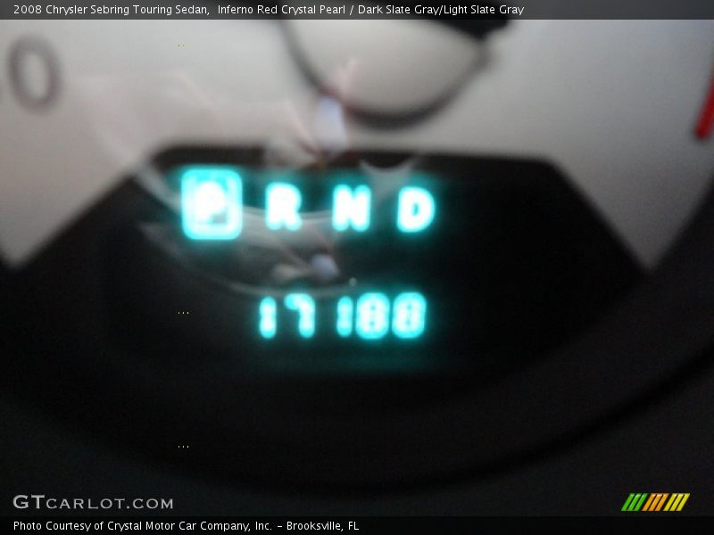 Inferno Red Crystal Pearl / Dark Slate Gray/Light Slate Gray 2008 Chrysler Sebring Touring Sedan
