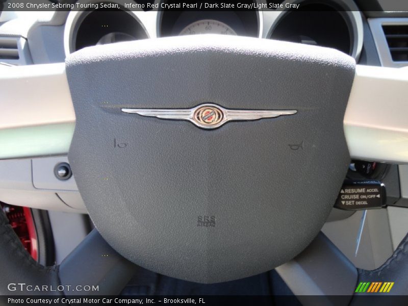 Inferno Red Crystal Pearl / Dark Slate Gray/Light Slate Gray 2008 Chrysler Sebring Touring Sedan