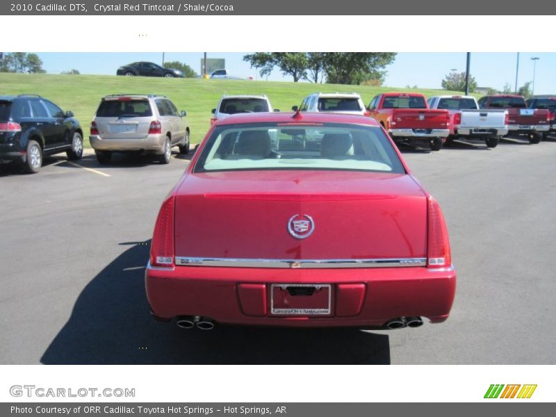Crystal Red Tintcoat / Shale/Cocoa 2010 Cadillac DTS