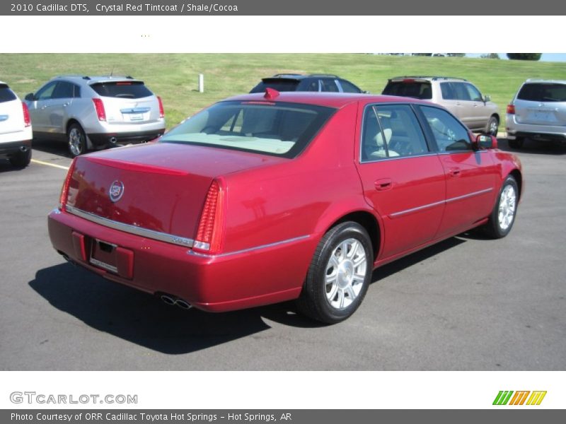 Crystal Red Tintcoat / Shale/Cocoa 2010 Cadillac DTS