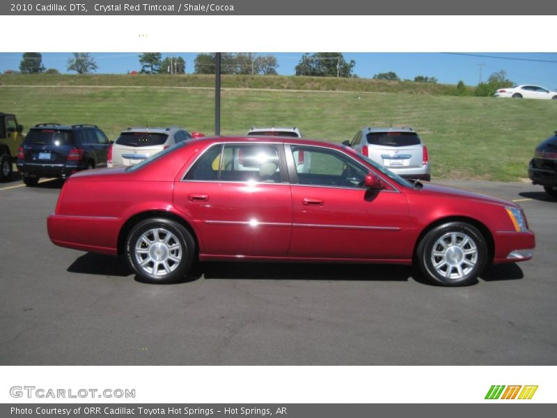 Crystal Red Tintcoat / Shale/Cocoa 2010 Cadillac DTS