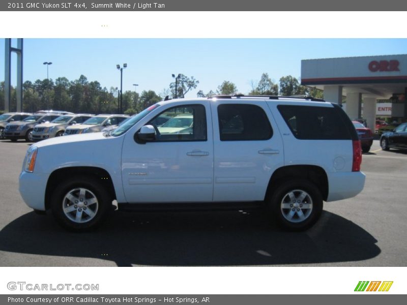 Summit White / Light Tan 2011 GMC Yukon SLT 4x4