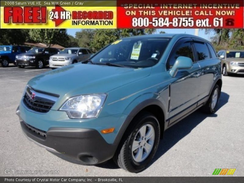 Sea Mist Green / Gray 2008 Saturn VUE XE
