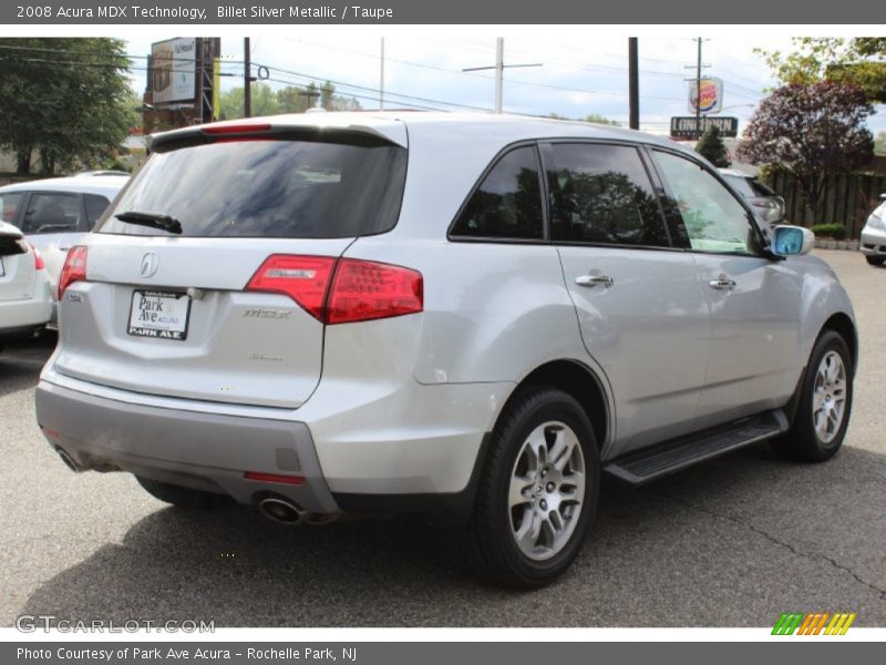 Billet Silver Metallic / Taupe 2008 Acura MDX Technology