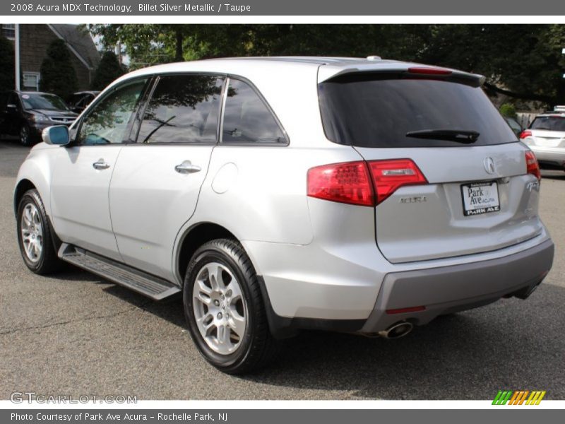 Billet Silver Metallic / Taupe 2008 Acura MDX Technology