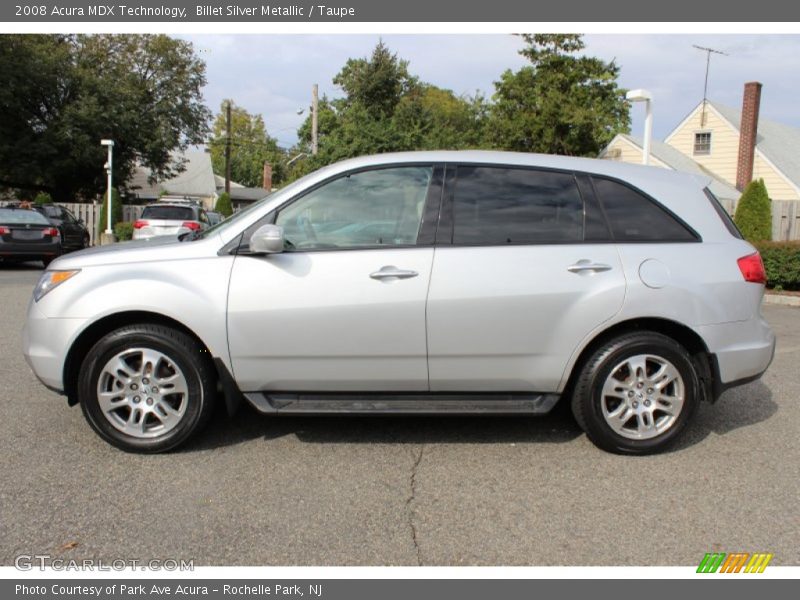 Billet Silver Metallic / Taupe 2008 Acura MDX Technology