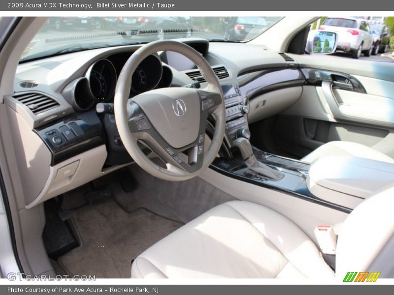 Billet Silver Metallic / Taupe 2008 Acura MDX Technology