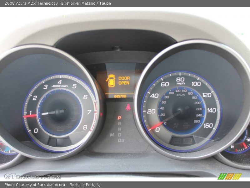 Billet Silver Metallic / Taupe 2008 Acura MDX Technology