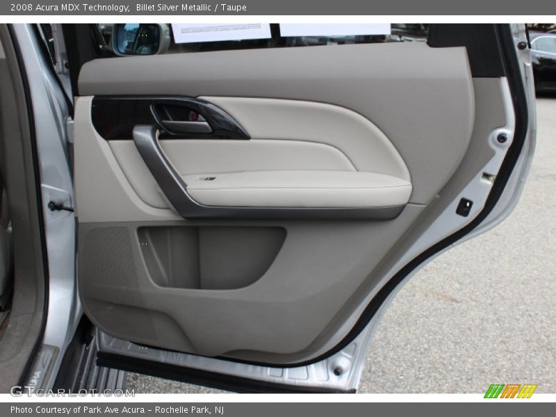 Billet Silver Metallic / Taupe 2008 Acura MDX Technology