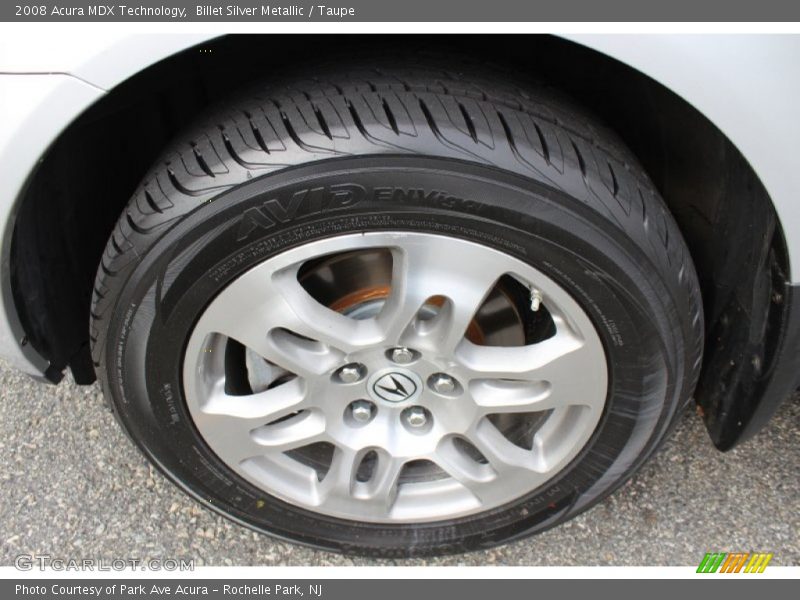 Billet Silver Metallic / Taupe 2008 Acura MDX Technology