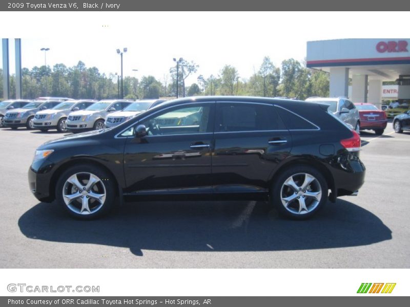 Black / Ivory 2009 Toyota Venza V6
