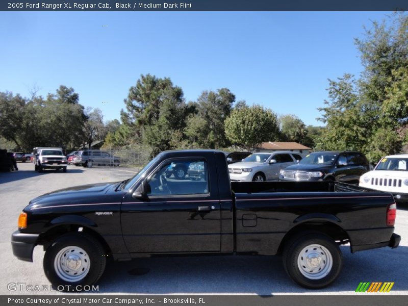 Black / Medium Dark Flint 2005 Ford Ranger XL Regular Cab