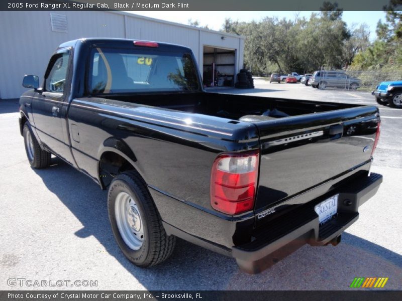 Black / Medium Dark Flint 2005 Ford Ranger XL Regular Cab
