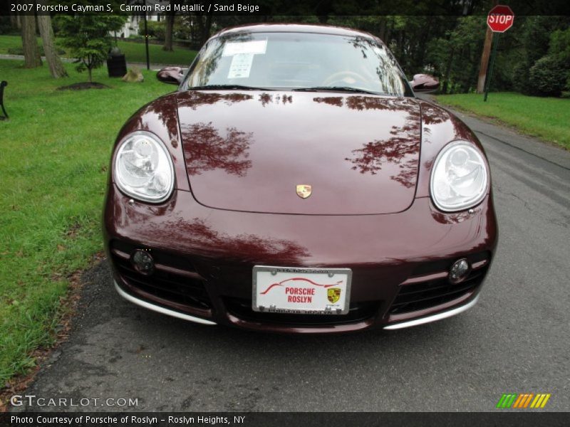 Carmon Red Metallic / Sand Beige 2007 Porsche Cayman S