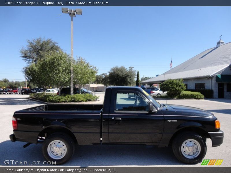 Black / Medium Dark Flint 2005 Ford Ranger XL Regular Cab