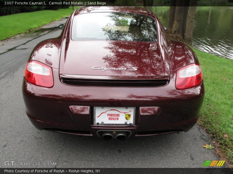 Carmon Red Metallic / Sand Beige 2007 Porsche Cayman S