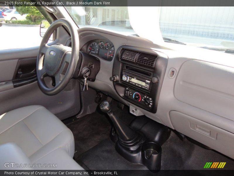 Black / Medium Dark Flint 2005 Ford Ranger XL Regular Cab