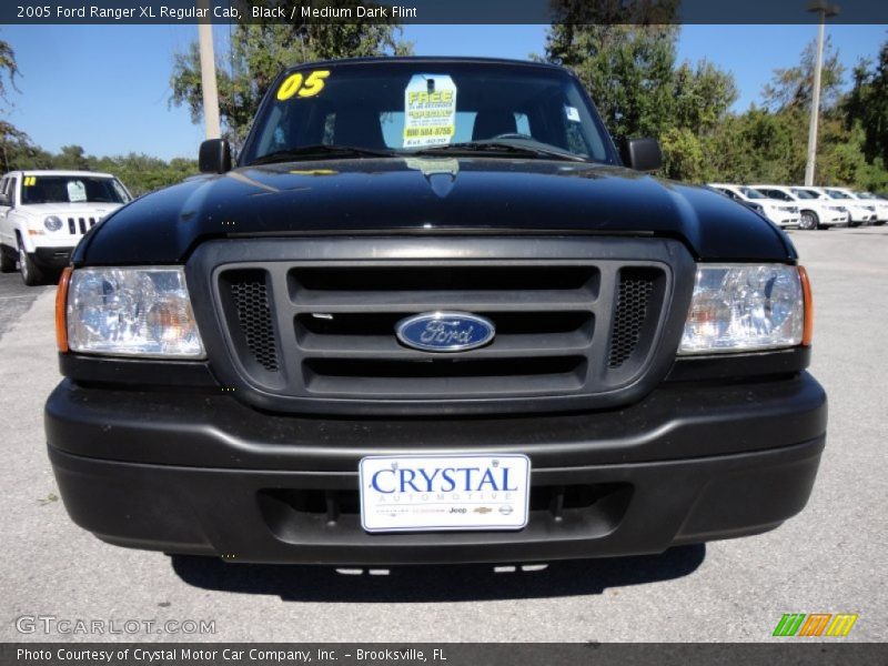 Black / Medium Dark Flint 2005 Ford Ranger XL Regular Cab