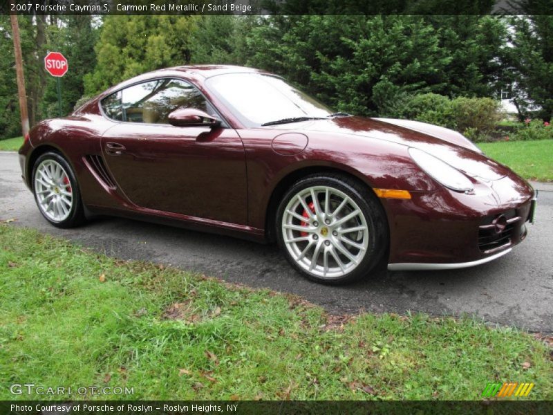 Carmon Red Metallic / Sand Beige 2007 Porsche Cayman S