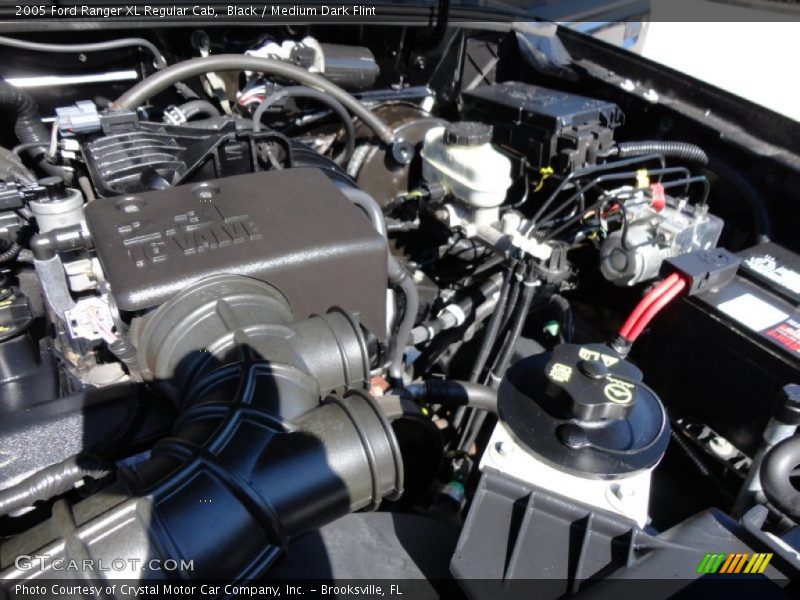 Black / Medium Dark Flint 2005 Ford Ranger XL Regular Cab