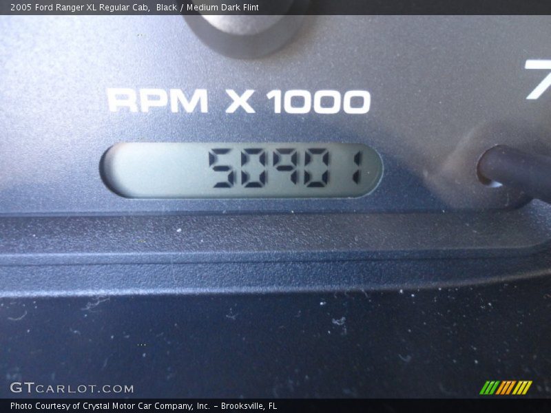 Black / Medium Dark Flint 2005 Ford Ranger XL Regular Cab