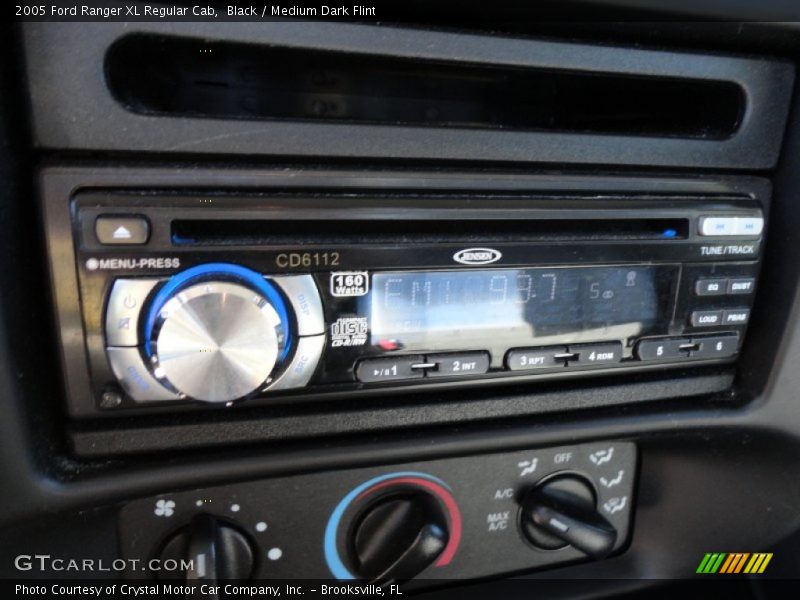 Black / Medium Dark Flint 2005 Ford Ranger XL Regular Cab