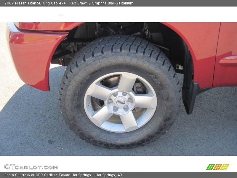 Red Brawn / Graphite Black/Titanium 2007 Nissan Titan SE King Cab 4x4