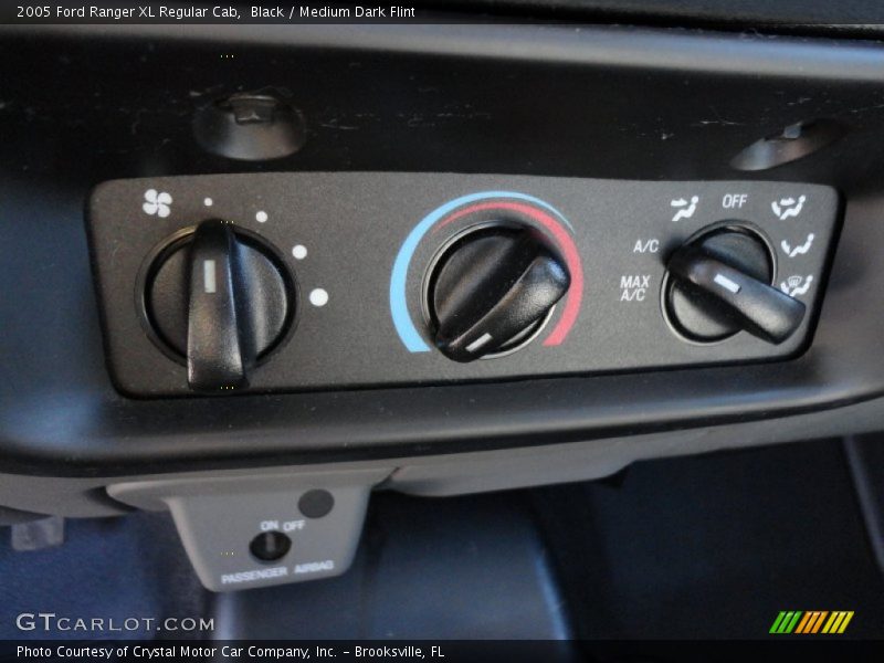 Black / Medium Dark Flint 2005 Ford Ranger XL Regular Cab