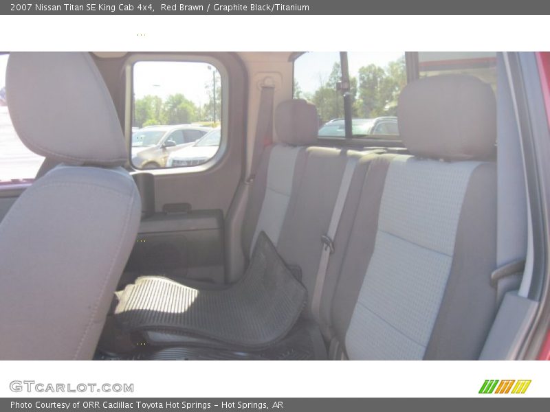 Red Brawn / Graphite Black/Titanium 2007 Nissan Titan SE King Cab 4x4