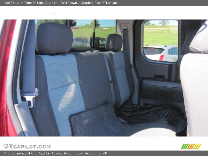 Red Brawn / Graphite Black/Titanium 2007 Nissan Titan SE King Cab 4x4