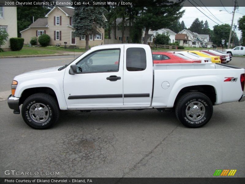 Summit White / Ebony 2008 Chevrolet Colorado LT Extended Cab 4x4