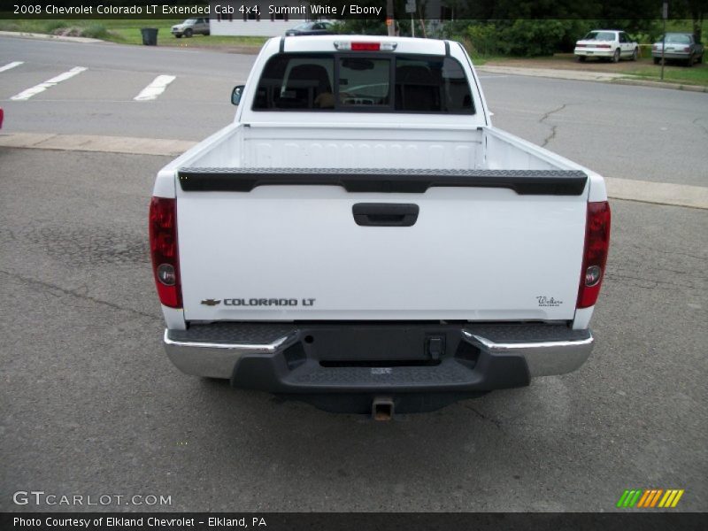 Summit White / Ebony 2008 Chevrolet Colorado LT Extended Cab 4x4