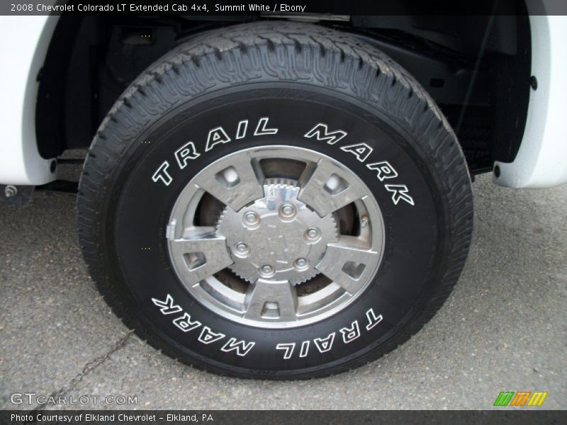 Summit White / Ebony 2008 Chevrolet Colorado LT Extended Cab 4x4