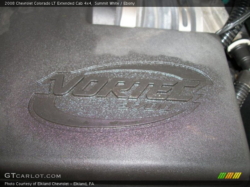 Summit White / Ebony 2008 Chevrolet Colorado LT Extended Cab 4x4